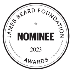 James Beard Foundation 2023 nominee seal